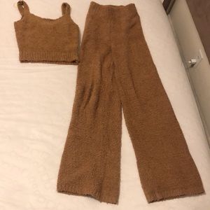Skims cozy pants/tank SET - Camel